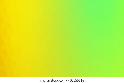 Multicolor red, green polygonal illustration, which consist of triangles. Geometric background in Origami style with gradient. Triangular design for your business.