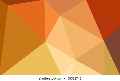 Multicolor red, green polygonal illustration, which consist of triangles. Geometric background in Origami style with gradient. Triangular design for your business.