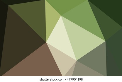 Multicolor red, green polygonal illustration, which consist of triangles. Geometric background in Origami style with gradient. Triangular design for your business.