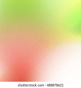 Multicolor red, yellow, green, white geometric rumpled triangular low poly style graphic background gradient. Vector template for Your business. EPS 10