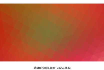 Multicolor red, yellow, orange polygonal illustration, which consist of triangles. Geometric background in Origami style with gradient. Triangular design for your business in vector.