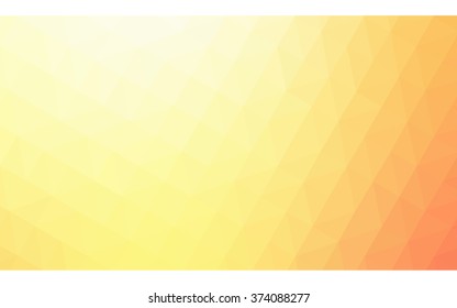 Multicolor red, yellow, orange polygonal illustration, which consist of triangles. Geometric background in Origami style with gradient. Triangular design for your business.