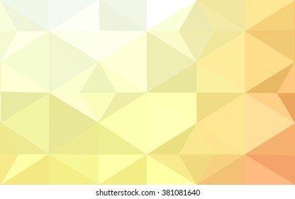 Multicolor red, yellow, orange polygonal illustration, which consist of triangles. Geometric background in Origami style with gradient. Triangular design for your business.