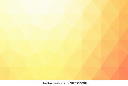 Multicolor red, yellow, orange polygonal illustration, which consist of triangles. Geometric background in Origami style with gradient. Triangular design for your business.