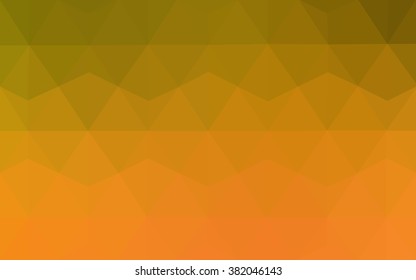 Multicolor red, yellow, orange polygonal illustration, which consist of triangles. Geometric background in Origami style with gradient. Triangular design for your business.