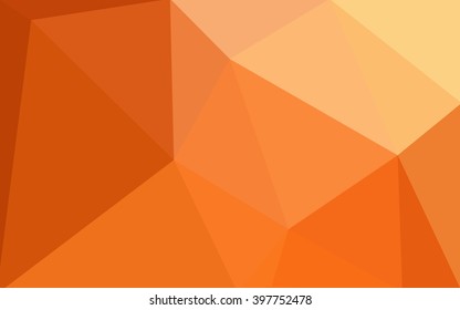 Multicolor red, yellow, orange polygonal illustration, which consist of triangles. Geometric background in Origami style with gradient. Triangular design for your business.