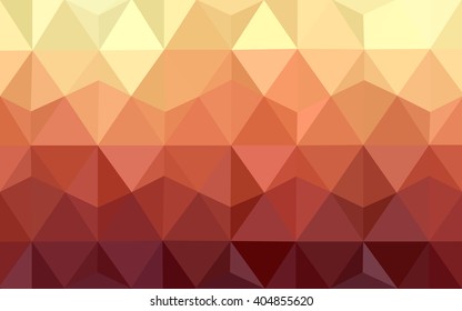 Multicolor red, yellow, orange polygonal illustration, which consist of triangles. Geometric background in Origami style with gradient. Triangular design for your business.