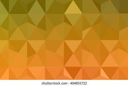 Multicolor red, yellow, orange polygonal illustration, which consist of triangles. Geometric background in Origami style with gradient. Triangular design for your business.