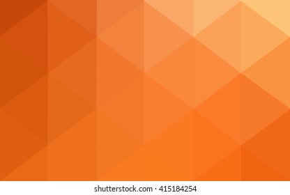 Multicolor red, yellow, orange polygonal illustration, which consist of triangles. Geometric background in Origami style with gradient. Triangular design for your business.