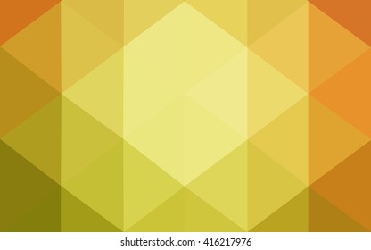 Multicolor red, yellow, orange polygonal illustration, which consist of triangles. Geometric background in Origami style with gradient. Triangular design for your business.