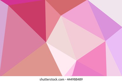 Multicolor red, yellow, orange polygonal illustration, which consist of triangles. Geometric background in Origami style with gradient. Triangular design for your business.