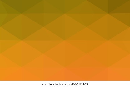 Multicolor red, yellow, orange polygonal illustration, which consist of triangles. Geometric background in Origami style with gradient. Triangular design for your business.