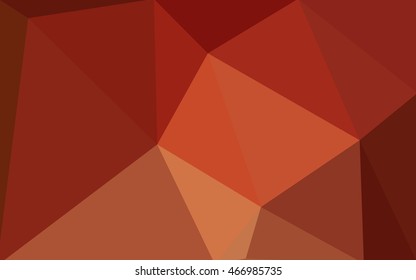 Multicolor red, yellow, orange polygonal illustration, which consist of triangles. Geometric background in Origami style with gradient. Triangular design for your business.