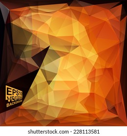 Multicolor ( Red,Yellow,Orange ) Design Templates. Geometric Triangular Abstract Modern Vector Background. 