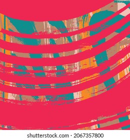 Multicolor scratched abstract grunge background