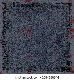 Multicolor scratched abstract grunge background