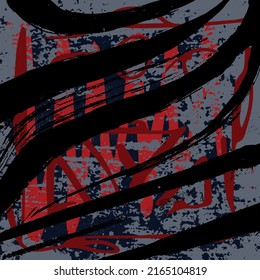 Multicolor scratched abstract grunge background