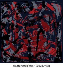 Multicolor scratched abstract grunge background