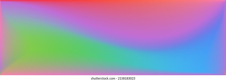 Fondo original del Mar Multicolor. Malla de gradiente ondulado arcoiris Blank. Malla de degradado ondulada vibrante y brillante. Color Natural Agua Suave Ilustración De Superficie. Colorido y colorido fondo horizontal.