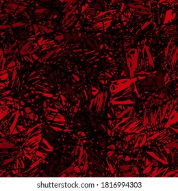 Multi-color seamless background. Color template for printing on fabric, paper. Abstract art texture made of vector elements