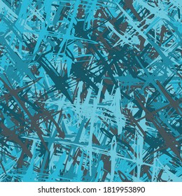 Multi-color seamless background. Color template for printing on fabric, paper. Abstract art texture made of vector elements