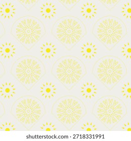Nahtloses mehrfarbiges Blumenmuster; lebhafter Vektorflorhintergrund; unterschiedliche botanische Formen; bunte Wiederholungsmuster; Frühlingswiese, Textil-Design; skalierbare Vektortapete; heller Sommergarten-Print.