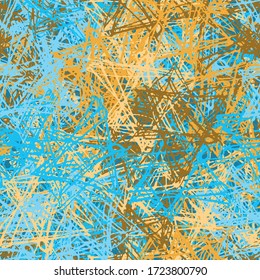 Multi-color seamless grunge background. Abstract repeating texture. Color template for printing