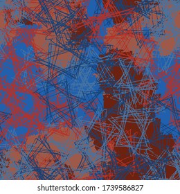 Multi-color seamless grunge background. Abstract texture