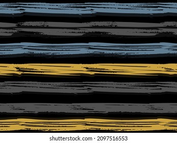 Multicolor seamless horizontal striped pattern. Ethnic background. Rainbow color texture for backdrop. Retro style. Summer pattern for kids.