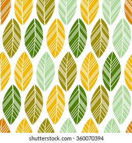 multicolor seamless leaves 