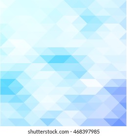 multicolor sky, blue polygonal illustration geometric background