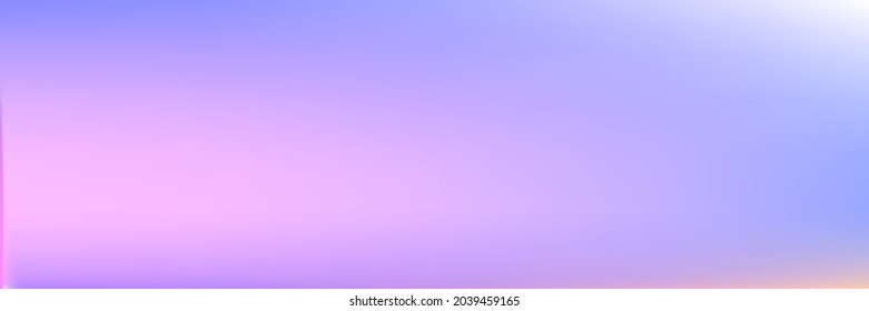 Multicolor Soft Vivid Light Water Gradient Design Pic. White Spotlight Pastel Color Bright Clean Sky Wallpaper. Sunset Sunrise Vibrant Colorful Blurred Sky Horizontal Gradient Mesh Background.