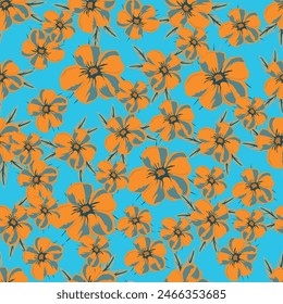 multicolor a solid abstract vector big and small flower mixed with white background illustration digital image for textile or wrapping paper printing