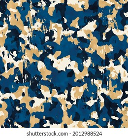 Multicolor Splatter Textured Camouflage Pattern