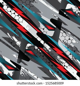 Multi-color Sports textile modern seamless pattern wallpaper background. Vector bright print for fabric or wallpaper. Camouflage Sport. T-shirt and apparels print graphic vector. Urban Camouflage.