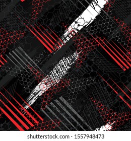 Multi-color Sports textile modern seamless pattern wallpaper background. Vector bright print for fabric or wallpaper. Camouflage Sport. T-shirt and apparels print graphic vector. Urban Camouflage.
