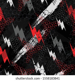 Multi-color Sports textile modern seamless pattern wallpaper background. Vector bright print for fabric or wallpaper. Camouflage Sport. T-shirt and apparels print graphic vector. Urban Camouflage.