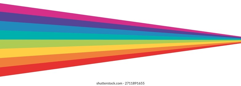 Plano de Fundo de Linhas Retas Multicoloridas. Raios arco-íris