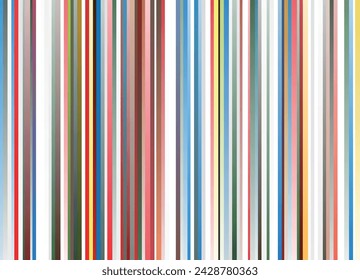 Multicolor striped abstract background. Vector illustration.