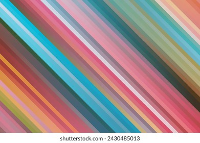 Multicolor striped abstract background. Vector illustration.