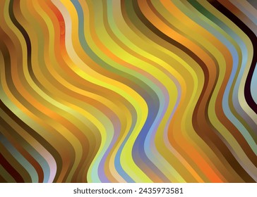Multicolor striped abstract background. Vector illustration.