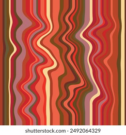 Fondo de rayas multicolores, textura de Vector geométrica colorida con líneas. Moderno Anuncio de efecto salpicadura. Ilustración Abstractas con raya. Patrón sin costuras dibujado a mano para tela, textil, Fondo de pantalla.
