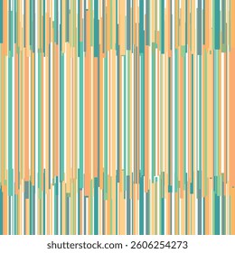 Multicolor striped background, colorful geometric vector texture with lines. Modern splash effect banner. Abstract illustration with stripe. Hand drawn seamless pattern for fabric, textile, wallpaper.