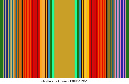 Multicolor Striped Background, Mexican Sarape, Traditional Mexican Colorful Sarape, Copy Space, Multicolor Lines, Background