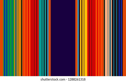 Multicolor Striped Background, Mexican Sarape, Traditional Mexican Colorful Sarape, Copy Space, Multicolor Lines, Background