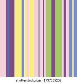 Multicolor striped background. Seamless abstract texture with many lines. Vector illustrations are suitable for flyers, napkins, blankets and tablecloths, print for shirts, dresses and scarves