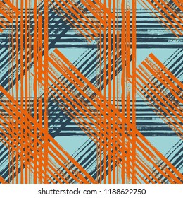Multicolor striped pattern with diagonal brushed lines. Bold texture for web, print, wallpaper, modern home decor, spring summer fashion fabric, textile, invitation background, wrapping paper