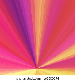Multicolor sunbeams background. Sun sunburst vector background. Sunshine texture backgrounds