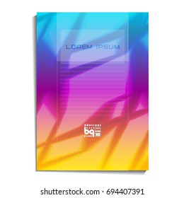 Multicolor templates for poster, banners, flyers. Vector illustration. Lorem ipsum. 