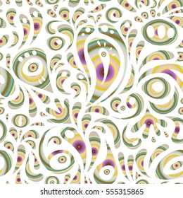 Multicolor texture. Graphic modern pattern. Abstract pattern in Arabian style. Seamless vector background.